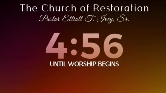 Sunday Morning Worship July 21, 2024