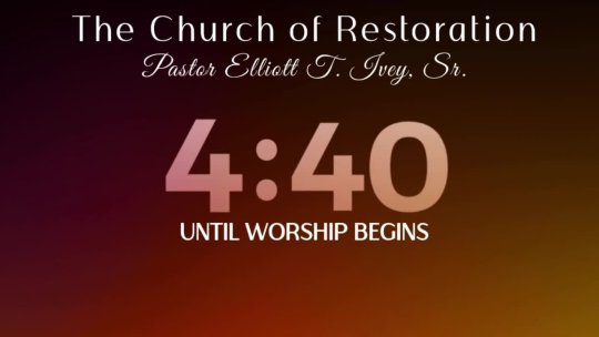 Sunday Morning Worship August 11, 2024