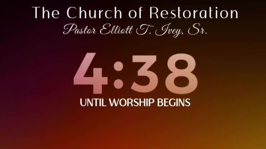 Sunday Morning Worship September 1, 2024