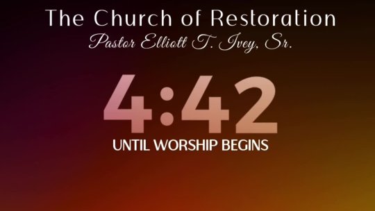 Sunday Morning Worship September 22, 2024