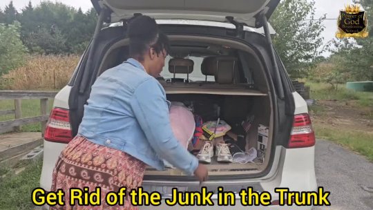 Wake up Wednesday - Get Rid of the Junk in Your Trunk