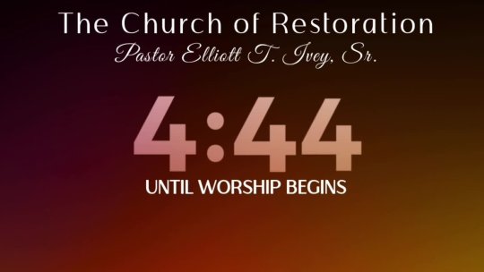 Sunday Morning Worship October 13, 2024