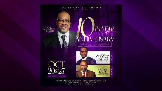 Pastor Greg Hunter’s 10th Anniversary 